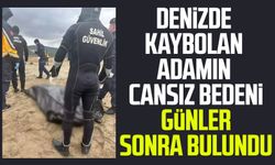 Denizde kaybolan adamın cansız bedeni günler sonra bulundu