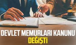 Devlet memurları kanunu değişti