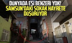 Dünyada eşi benzeri yok! Samsun'daki sokak hayrete düşürüyor