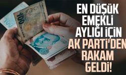 En düşük emekli aylığı için AK Parti'den rakam geldi!