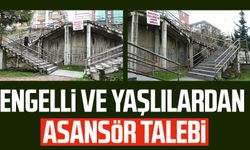 Samsun’da engelli ve yaşlılardan asansör talebi