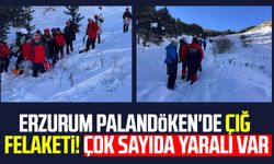 Erzurum Palandöken'de çığ düştü! Çok sayıda yaralı var