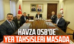 Havza OSB'de yer tahsisleri masada