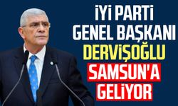 İYİ Parti Genel Başkanı Müsavat Dervişoğlu Samsun'a geliyor