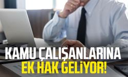 Kamu çalışanlarına ek hak geliyor!