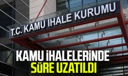 Kamu ihalelerinde süre uzatıldı