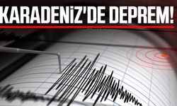 Karadeniz'de deprem!