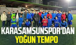 Karasamsunspor'dan yoğun tempo