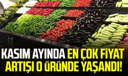 Kasım ayında en çok fiyat artışı o üründe yaşandı!