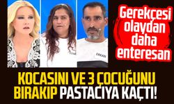 Kocasını ve 3 çocuğunu bırakıp pastacıya kaçtı!