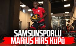 Samsunsporlu Marius hırs küpü