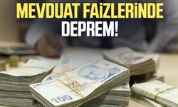 Mevduat faizlerinde deprem!