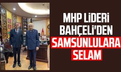 MHP Lideri Devlet Bahçeli'den Samsunlulara selam