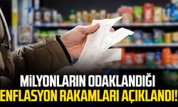 Milyonların odaklandığı enflasyon rakamları açıklandı!