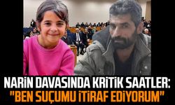 Narin davasında kritik saatler: "Ben suçumu itiraf ediyorum"