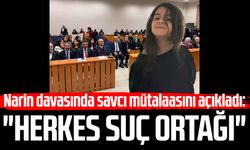 Narin davasında savcı mütalaasını açıkladı: "Herkes suç ortağı"