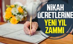 Nikah ücretlerine yeni yıl zammı