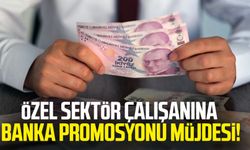 Özel sektör çalışanına banka promosyonu müjdesi!