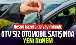 Resmi Gazete'de yayımlandı: ÖTV'siz otomobil satışında yeni dönem