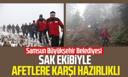 Samsun Büyükşehir Belediyesi, SAK ekibiyle afetlere karşı hazırlıklı