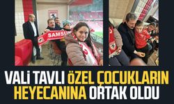 Samsun Valisi Orhan Tavlı özel çocukların heyecanına ortak oldu