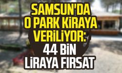 Samsun'da o park kiraya veriliyor: 44 bin liraya fırsat