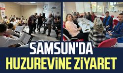 Samsun'da huzurevine ziyaret