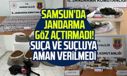 Samsun’da jandarma göz açtırmadı! suça ve suçluya aman verilmedi