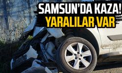 Samsun Çatalarmut Mahallesi'nde kaza: Yaralılar var