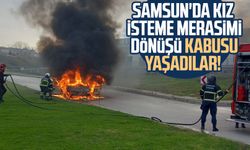 Samsun'da kız isteme merasimi dönüşü kabusu yaşadılar!