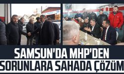 Samsun'da MHP'den sorunlara sahada çözüm