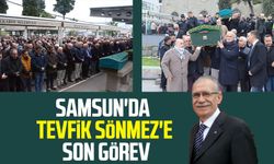 Samsun'da Tevfik Sönmez'e son görev