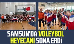 Samsun'da voleybol heyecanı sona erdi