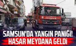 Samsun'da yangın paniği! Hasar meydana geldi