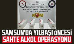 Samsun'da yılbaşı öncesi sahte alkol operasyonu