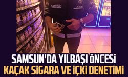 Samsun'da yılbaşı öncesi kaçak sigara ve içki denetimi