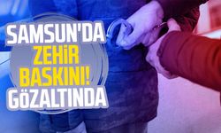 Samsun İlkadım'da zehir baskını! Gözaltında