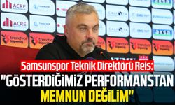 Samsunspor Teknik Direktörü Thomas Reis: "Gösterdiğimiz performanstan memnun değilim"