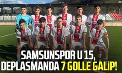 Samsunspor U 15, deplasmanda 7 golle galip!