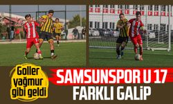 Samsunspor U 17 farklı galip