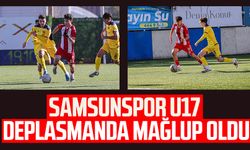 Samsunspor U17 deplasmanda mağlup oldu