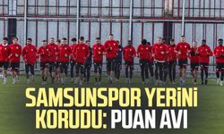 Samsunspor yerini korudu: Puan avı