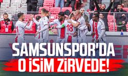 Samsunspor'da o isim zirvede!