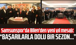 Samsunspor'da Veysel Bilen'den yeni yıl mesajı: "Başarılarla dolu bir sezon..."