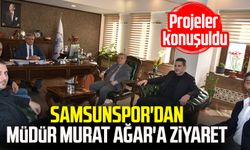 Samsunspor'dan Milli Eğitim Müdürü Murat Ağar'a ziyaret