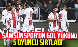 Samsunspor'un gol yükünü 5 oyuncu sırtladı