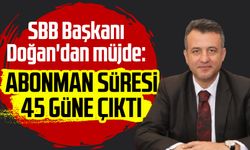 SBB Başkanı Halit Doğan'dan müjde: Abonman süresi 45 güne çıktı