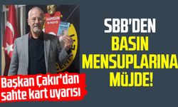 SBB'den basın mensuplarına müjde!