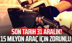 Son tarih 31 Aralık! 15 milyon araç için zorunlu