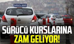 Sürücü kurslarına zam geliyor!